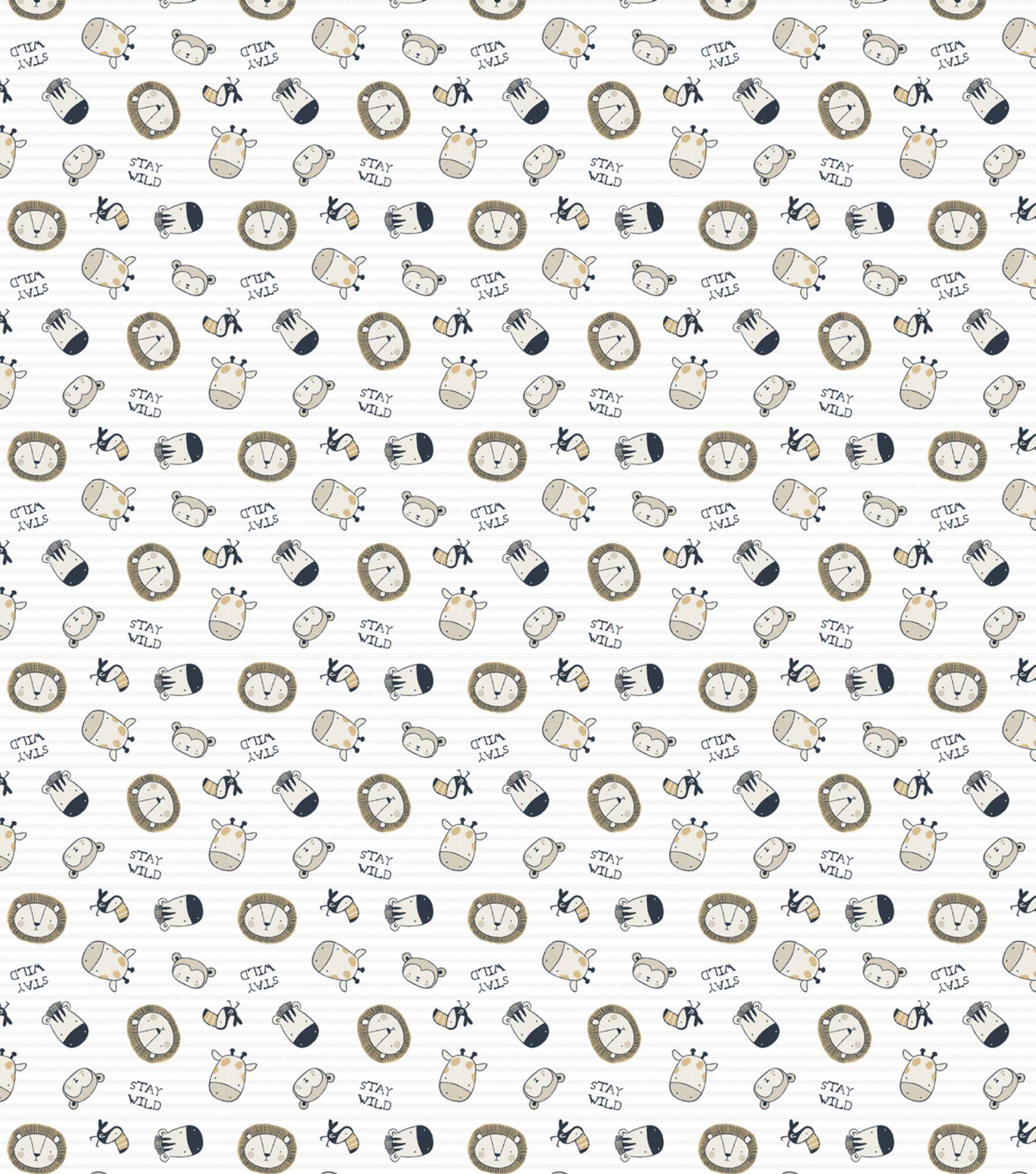 Springs Creative Products Stay Wild Animal Toss Fabric